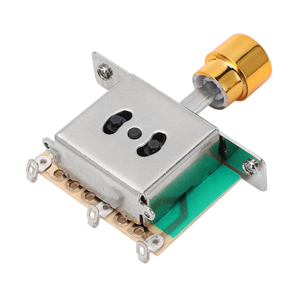 Guitar 3 Way Toggle Switch High Strength Metal Electric Guitar Pickup 3 Way Selector Switch Gold