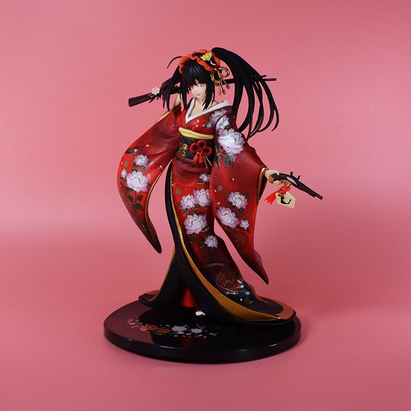 Kadokawa Date A Live Light Novel Kurumi Tokisaki Alluring Kimono Ver. PVC Action Figure Anime Figure Model Toys Doll Gift