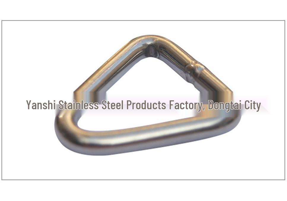 Stainless Steel 304/316 Triangle Connector Ring - Strong Load Bearing Equilateral Design