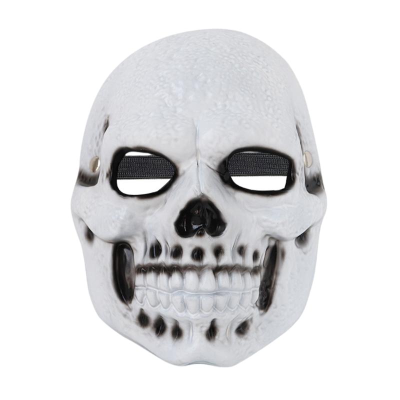 Skeleton Full Face Mask Rhinestones Masquerade Mask Halloween Cosplay Mask Pumpkin Full Face Mask For Men Women Cosplay