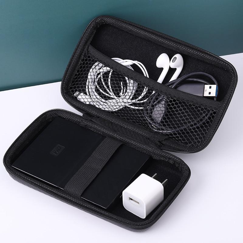 Travel Zipper Bag Mobile Phone Charger Protection Large Bag Portable Disk Data Cable Waterproof Storage Bag