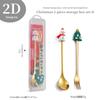 Cross-Border Cute Snowman Christmas Spoon & Fork Set – Creative Dessert Tableware Gift