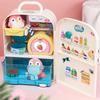 Model Crafts Children's Refrigerator Toys DIY Penguin Refrigerator Home Toys  Furniture Model