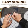 3Pcs Curved Corner Cutter Quilt Ruler Non-Slip Acrylic Quilting Rulers Sewing Patchwork Ruler Sewing Template Patchwork Tools