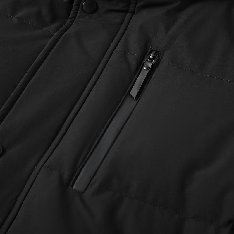 Taglie Forti 4XL-11XL Moda Parka Invernale Cappotto Lungo da Uomo con Cappuccio Casual Largo Nero Spesso Caldo Oversize Capispalla Giubbotti da Uomo