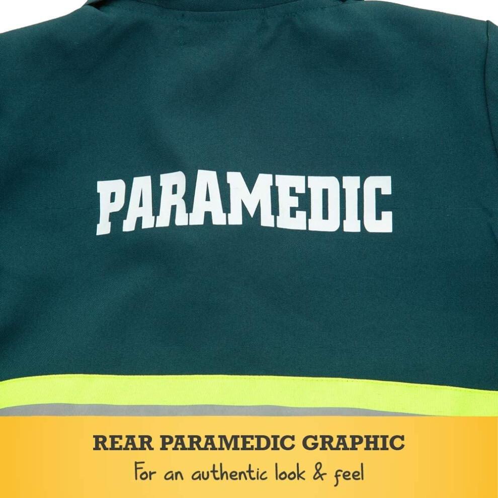 Kids Paramedic Costume, High Quality Kids Paramedic Dress Up 3-5 Years | Kids Dress Up Fancy Dress for Kids & Toddlers | Dress Up for Girls & Boys,