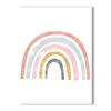 Child Canvas Print Pink Cartoon Cloud Sun Rainbow Wall Art Painting Nursery Poster Nordic Wall Pictures For Baby Kids Room Decor