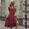 Women's Casual Commute Minimalist Style Midi Dress