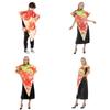Halloween Pizza Cosplay Attire For Adults And Kids With Printed Pattern For Fantasy Themed Events
