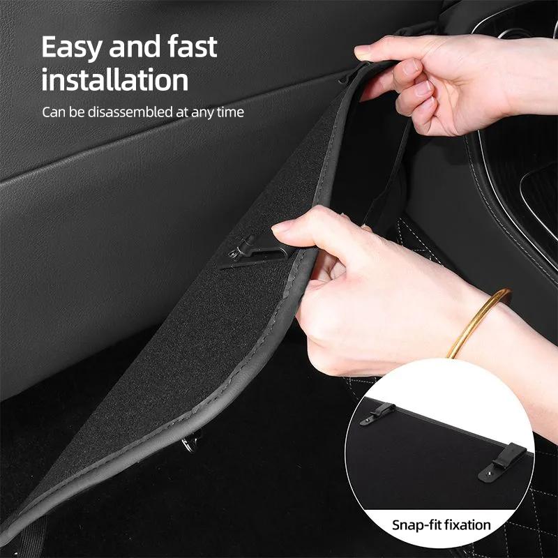 Autositz Anti-Kick-Pad Leder Schutzhülle Für Peugeot 408 5008 308 3008 208 2008 Landtrek Rifter 508 4008 301 108 608