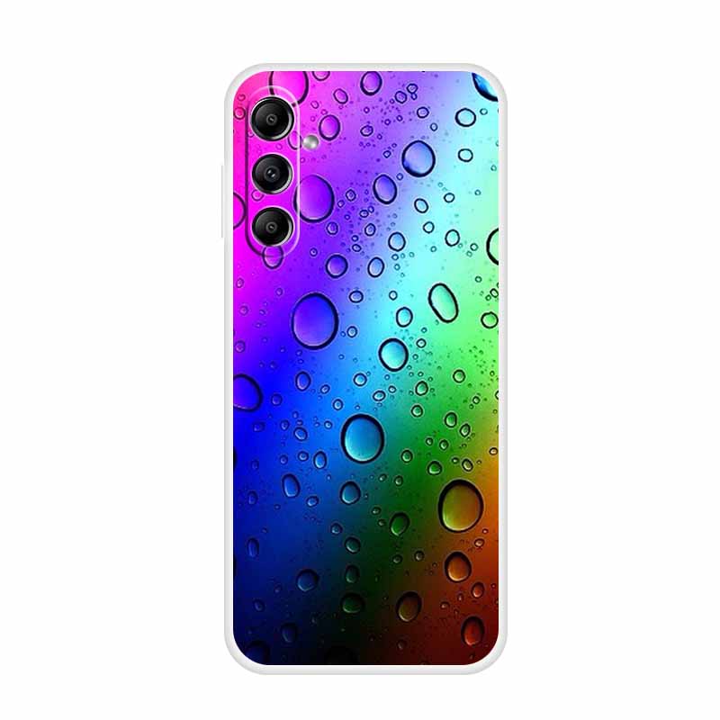For Samsung Galaxy A14 A34 A54 5G Case Cartoon Soft Silicone TPU Cover Coque for Samsung A54 A34 A24 4G Transparent Clear Capa
