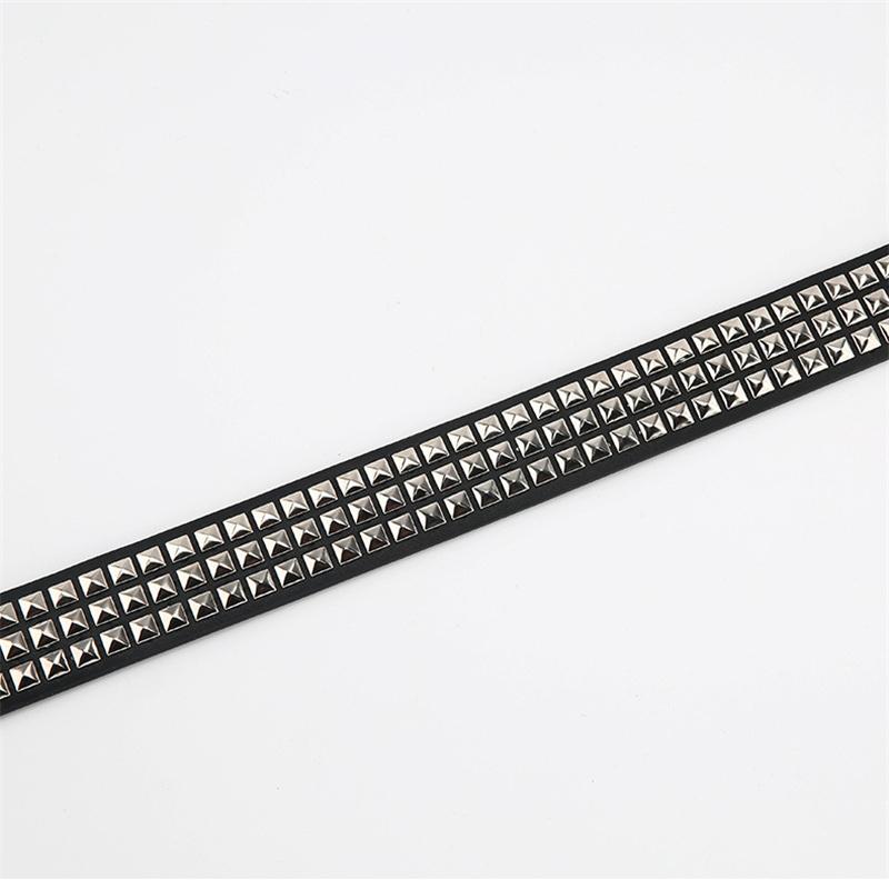 2026 Rivet Studded Punk Hip Hop Belt Women Goth Vintage PU Leather Waist Chain Fashion Belts