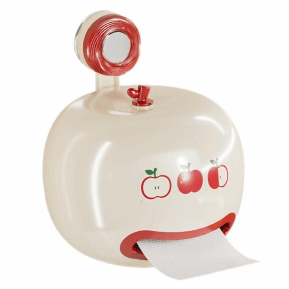 Waterproof Wall Mounted Tissue Holder Cartoon Roll Paper Storage Box Household