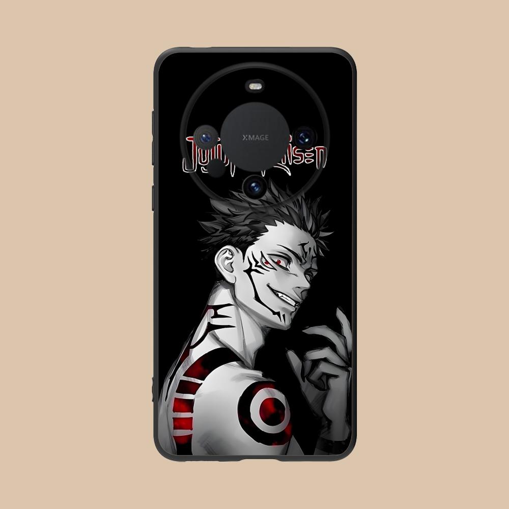 Jujutsu Kaisen Sukuna Mobile Phone Case for Huawei Mate 60 50 40 30 20 10 Pro Plus Lite E 5G Colour Printing Cover Cover Pretty