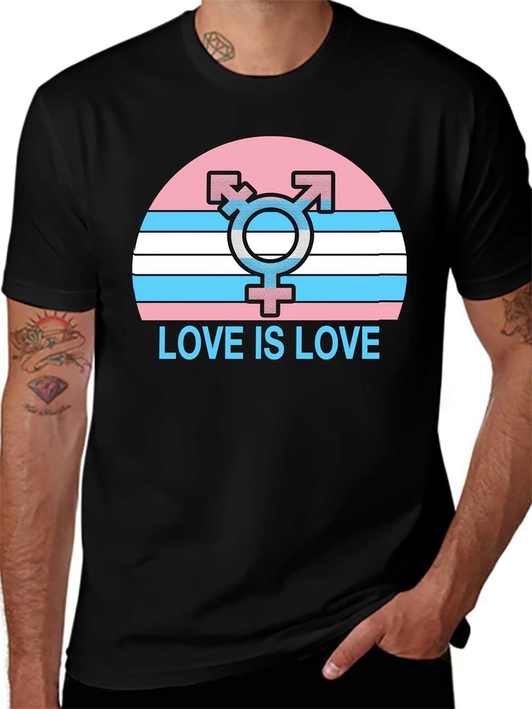 Mens and Womens Transgender Dont Love That Love Tshirt  Soft Cotton Round Neck Short Sleeve LGBTQProud Neutral Tshirt