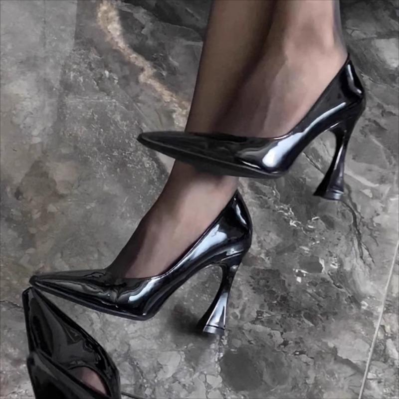 Fashion 2024 Shoes Ladies Slip on Women's High Heels Fashion Party Pumps Women Pointed Toe Super High PU Shoes Women Zapatos De Mujer