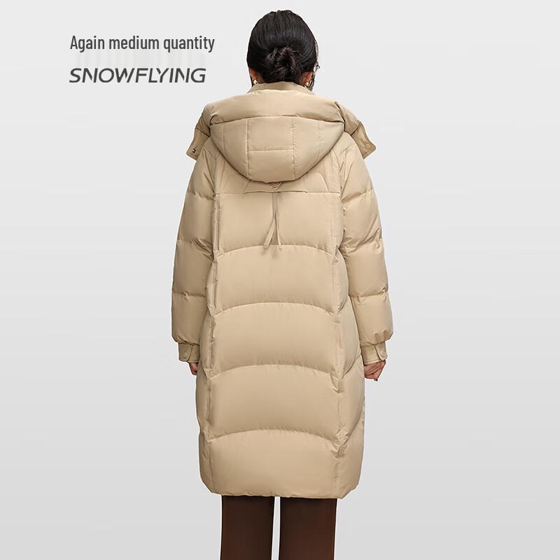 Women's Long Hooded Duck Down Puffer Coat