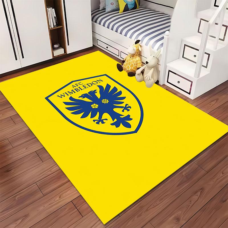AFC Wimbledon Logo Carpet suitable as a non-slip mat for the living room or bedroom sofa