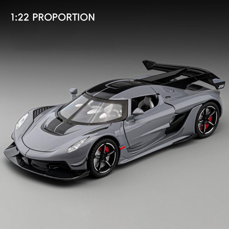 1:24 KNSG Jesko Absolut ONE 1 Gemera GT Supercar Alloy Metal Diecast Model Car Boy’s High Simulation Miniatures Holiday Present