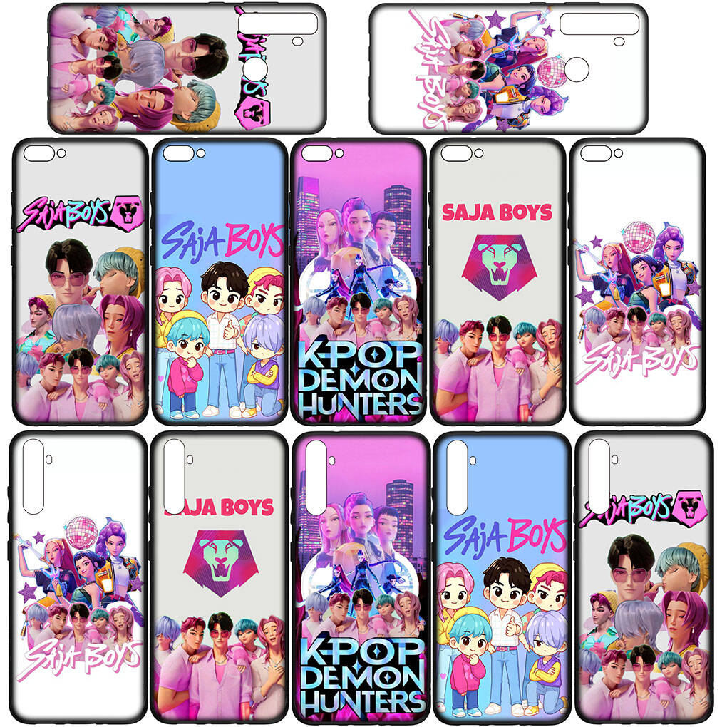 Handyhülle für iPhone 17 16 15 Plus X Huawei P30 P20 Lite Redmi Note 14 12 11 13 Pro Max OPPO A60 A80 A40 A18 KPop Saja Dämonen Jungs Jinu Jäger Hülle
