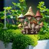 Acrylic Garden Stake Decoration Mushroom Yard Stakes Ornament Waterproof Garden Statue for Outdoor Decoration