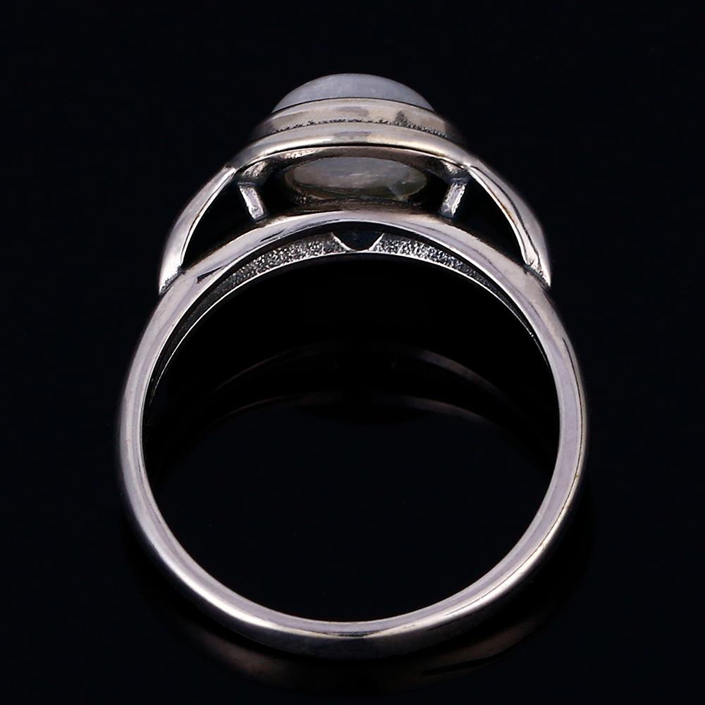 Nasiya Luxus Vintage Mondstein Ringe Kupferfarbener Schmuck Edelsteinringe Für Frauen Jubiläum Dropshipping