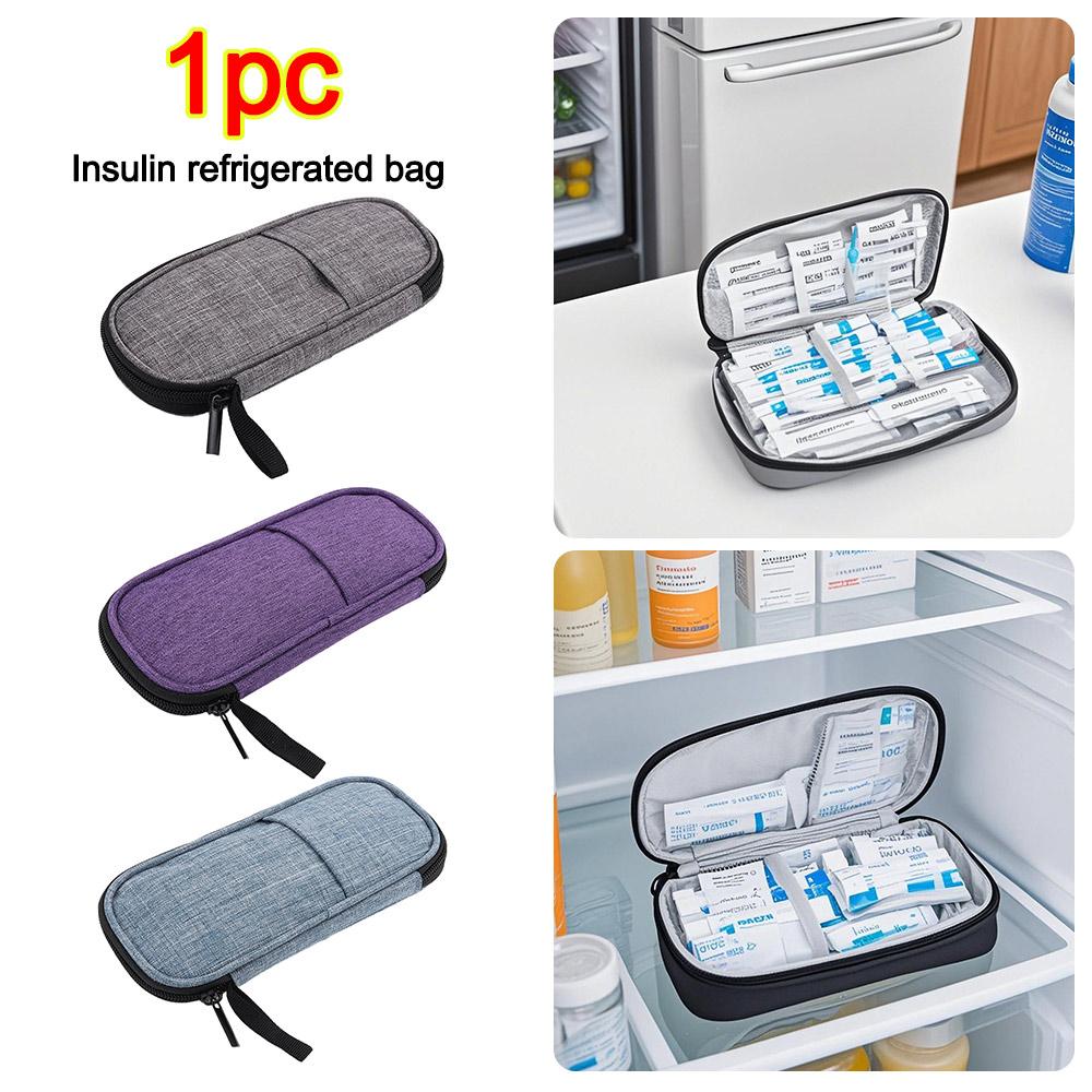 Simple EVA Insulin Cooling Bag Waterproof Thermal Insulated Insulin Cooler Pen Bag Diabetics