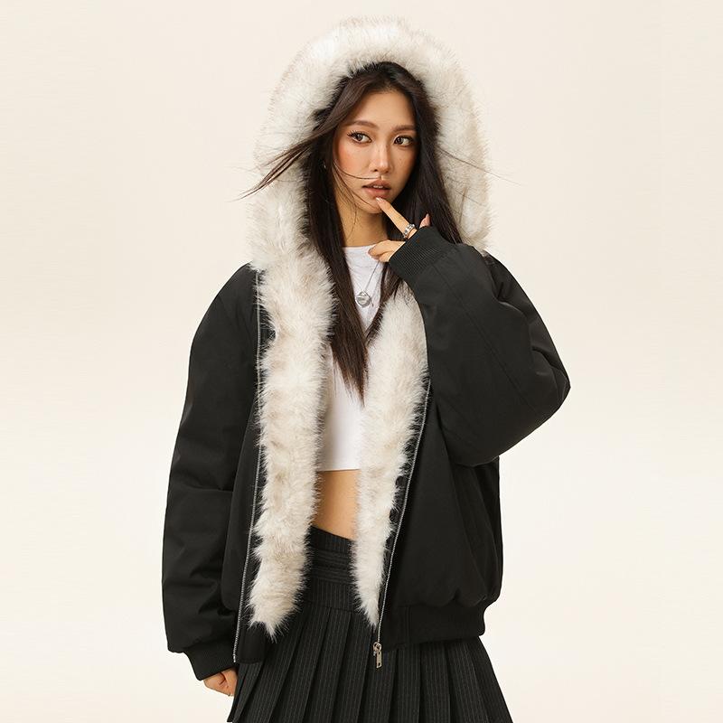 

Камуфляжная хлопковая куртка, Женская с меховым воротником, Хлопковая куртка с капюшоном, Мужская и женская зимняя хлопковая куртка S