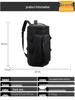 Unisex Travel Backpack with Shoe Compartment, Wet/Dry Separation, Large Capacity, and Multifunctional Design.