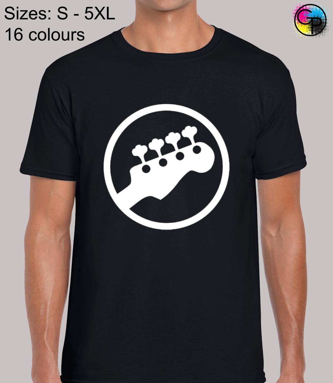 Bass Headstock Guitar Scott Pilgrim Comedy Film Novelty T-Shirt Mens Womens Tees Top Top for Men S