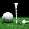 100pcs Wooden White Striped Golf Tee Digital Scale Golf Stand Base Golf Holder  Golf Accesories