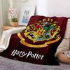1pz Plaid Cresta di Hogwarts Leggero in Flanella per Divano, Letto, Viaggio, Soggiorno, Ufficio, Divano, Sedia e Letto