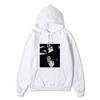 Anime Naruto Uchiha Itachi Hoodie Black and White Manga Portrait Front Print Pullover Sweatshirt Men Women Streetwear