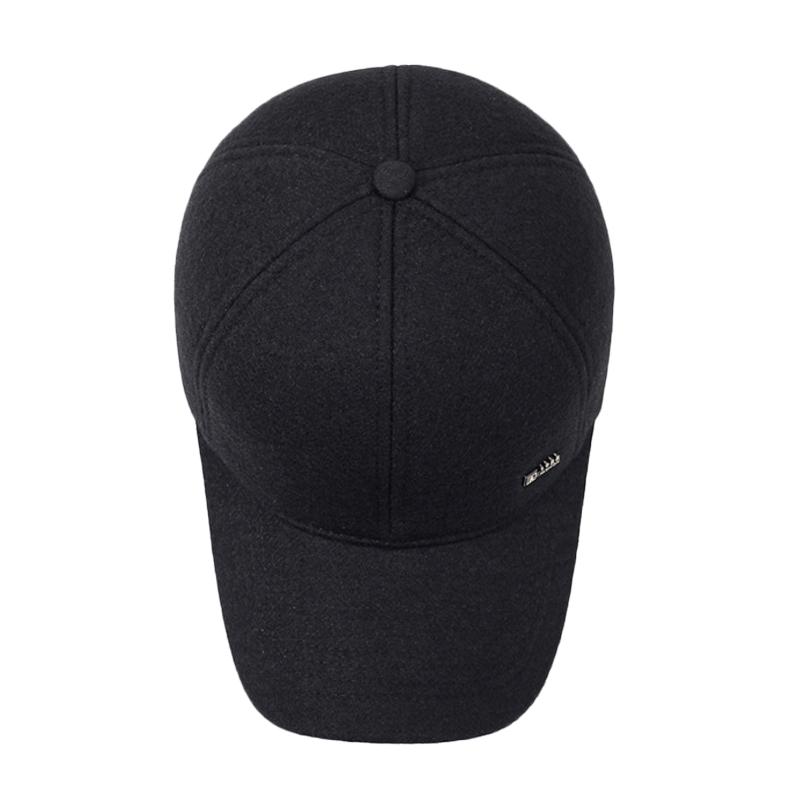 Thick Ear Protection Hat Men's Warm Baseball Cap Autumn Winter Middle-Aged Outdoor Cap