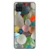 Para Samsung A12 funda 2021 negro suave TPU fundas de teléfono de silicona para Samsung Galaxy A12 M12 funda de diseño fresco funda parachoques A 12