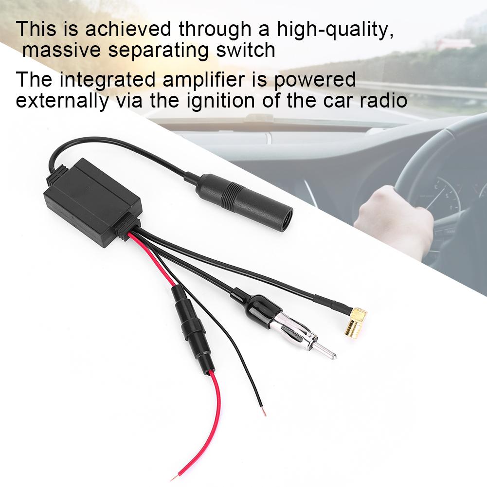 Auto DAB Antennensplitter Digitalradio Signalempfangsverstärker Adapter für Europa
