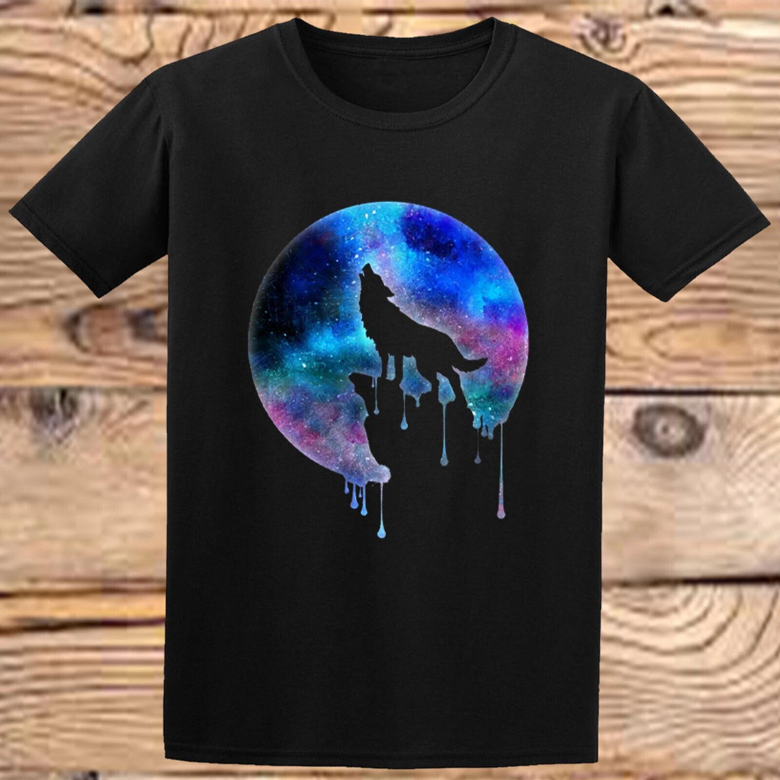 Howling Wolf Full Moon Boys Girls Kids T-Shirt #DM #P1 #PR 110