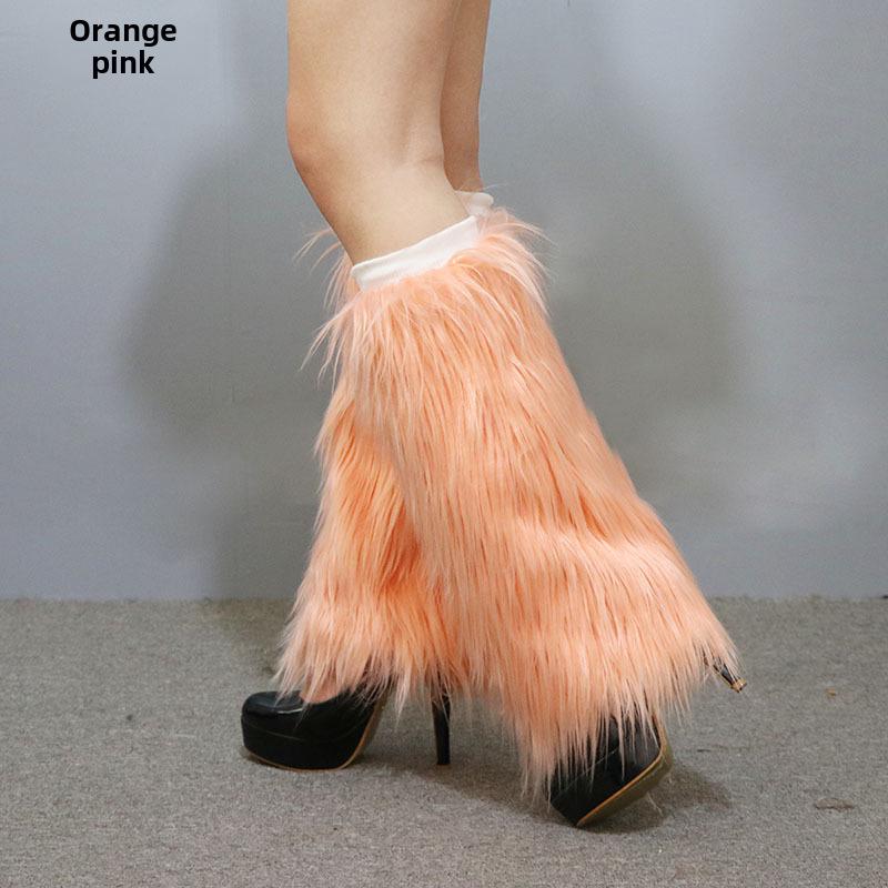 Women's Faux Fur Plush Boot Cuffs & Leg Warmers for Autumn/Winter