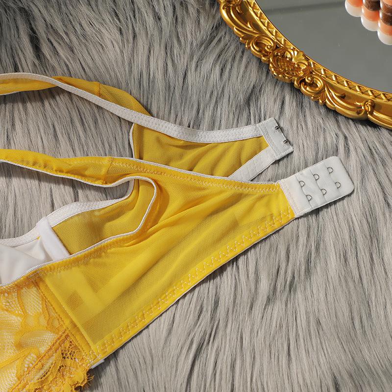 Große Größe Vollschalen BH Ultradünn Push-up Verstellbarer Typ Große Brust Klein Ohne Bügel Unterwäsche