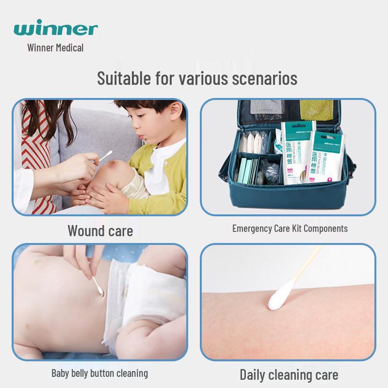 WINNER Disposable Cotton Swabs