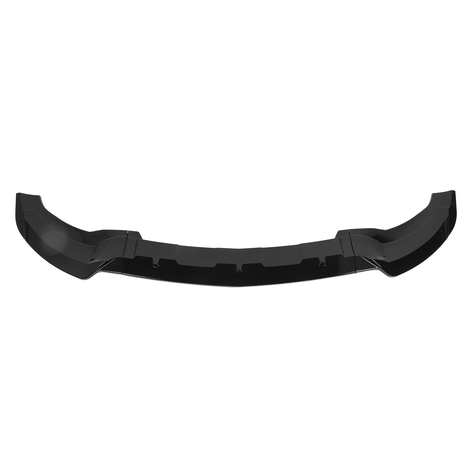 

3Pcs Car Front Bumper Lip Spoiler Scratch Resistant Decorative Front Spoiler or Replacement for GLE‑Class