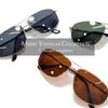 [MERRY PLEASURE] Polarized Sunglasses for Fishing, Sports, Driving, and Other Activities. Men's and Women's, Teardrop Shape, Twin Bridge, Thin Rim,