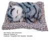 Sleeping Cat Plush Toy with Soft Faux Fur Bamboo Charcoal Bag Air Purifier Car Decor Realistic