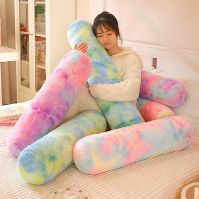Nordischer Stil Bunt Zylindrisch Langes Wurfkissen Heim Sofa Kissen Kissen Mädchen Bett Schlafen Bein Langes Kissen