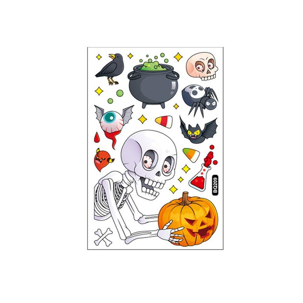 PVC Electrostatic Glass Wall Door Decals Self-adhesive Stickers Halloween Party Decoration