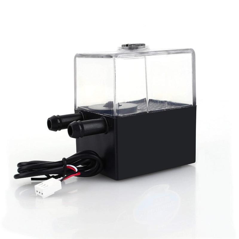 SC-300T 12V DC Water Cooling Pump 300L/H 1.9m Head Ultra Quiet Integrated Tank 150ml for PC CPU Liquid Cooling System Gaming Rig