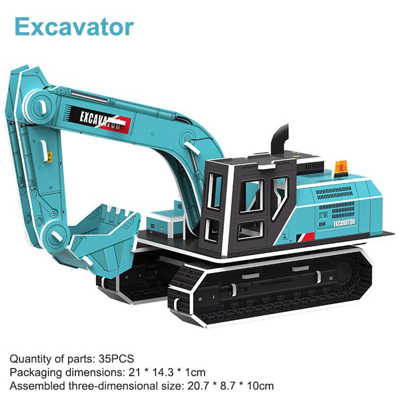 Children's Paper Puzzle 3D Model Craft House DIY Early Education And Educational Toy Assembly