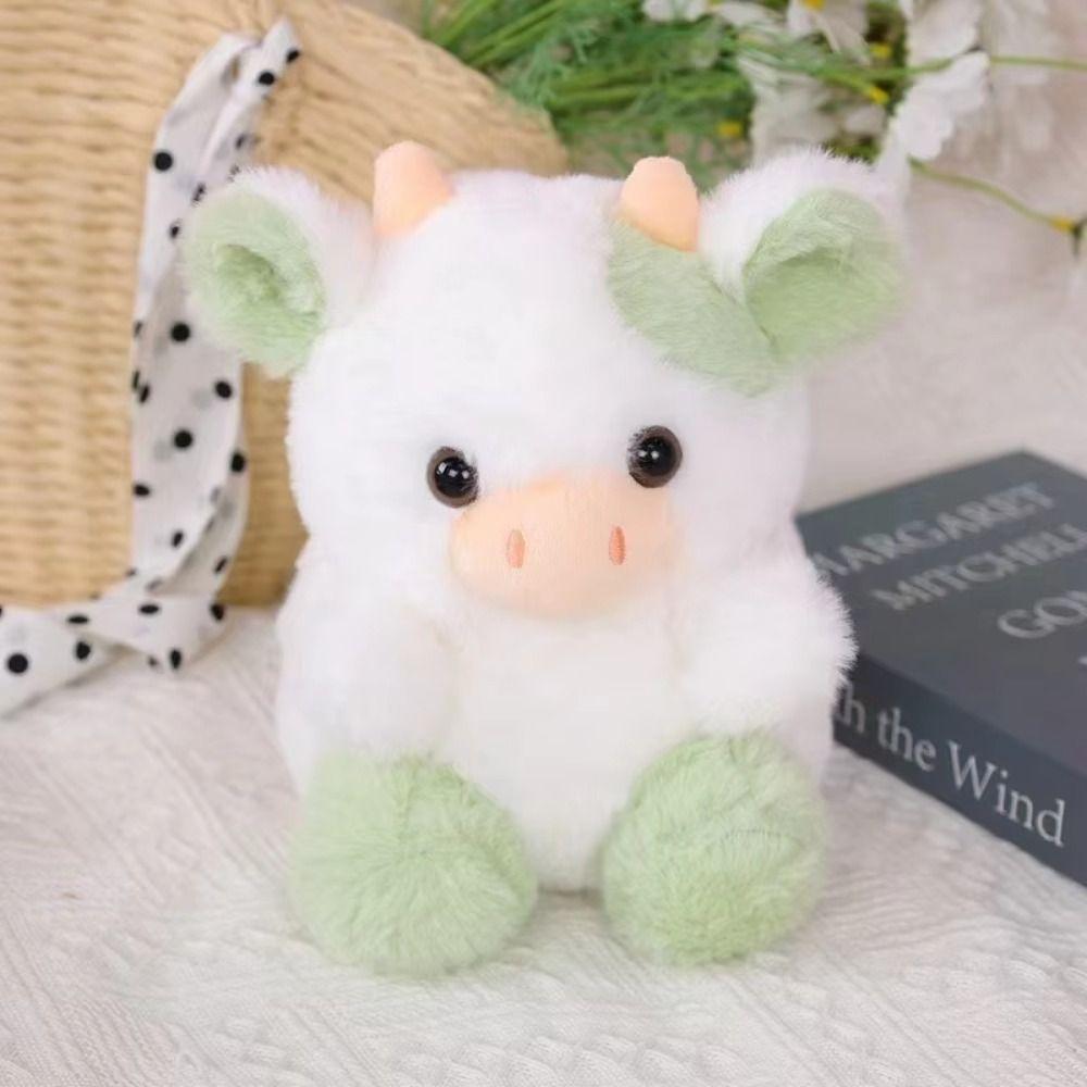 Strawberry Doll Cow Plush Toy Cartoon Strawberry Cow Adorable Stuffed Cow Doll  Kids Toy