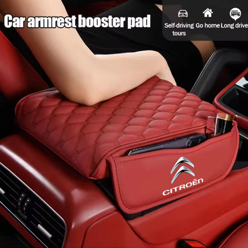 Auto Center Console Armrest Cushion Leather Armrest Pad Storage Box For Citroen C3 C4 X7 Xsara Picasso Crosser C-ELYSEE NEMO VTS