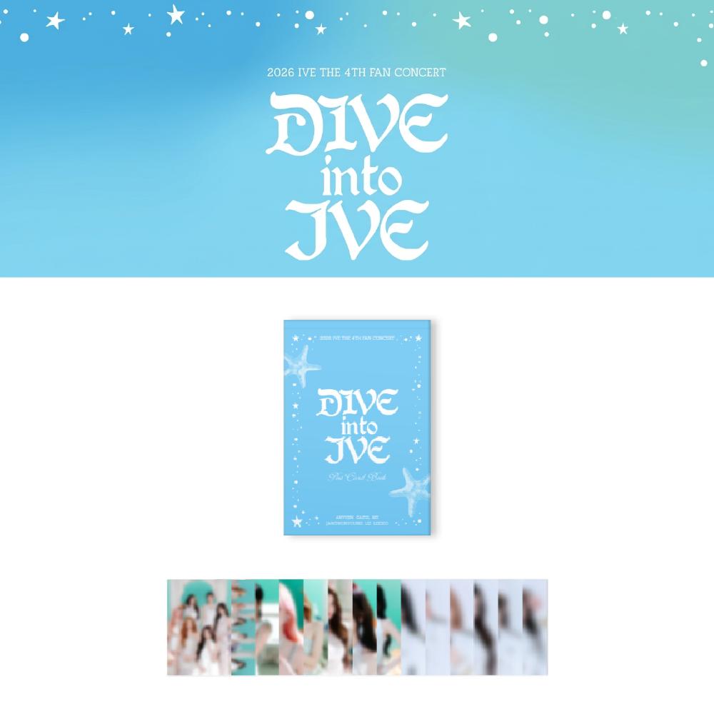 Предзаказ IVE 4-й концерт DIVE into IVE Книга открыток